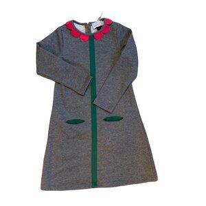 Colorfly Flower Neckline Dress With Pockets 100% Cotton 7